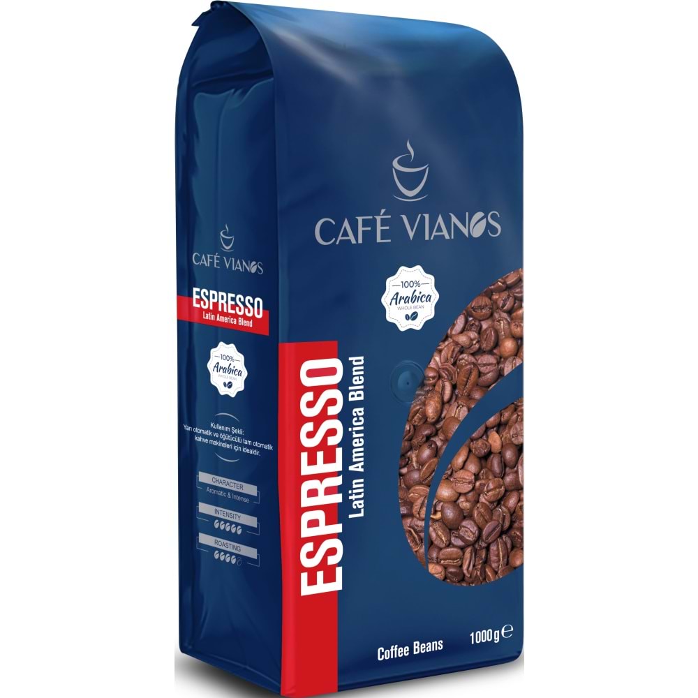 Cafe Vianos Espresso Latin America Blend 1000g