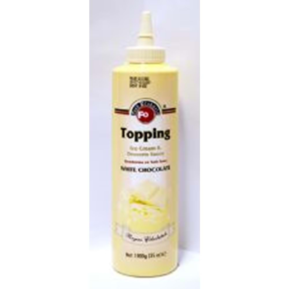 FO TOPPİNG BEYAZ ÇİKOLATA 1000CL